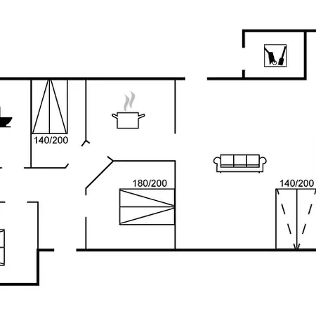 Hébergement de vacances Ansfried - 900m From The Sea By Interhome Torsted (Nordjylland)